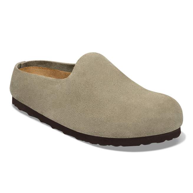 Birkenstock Amsterdam Wrapped Suede Clogs