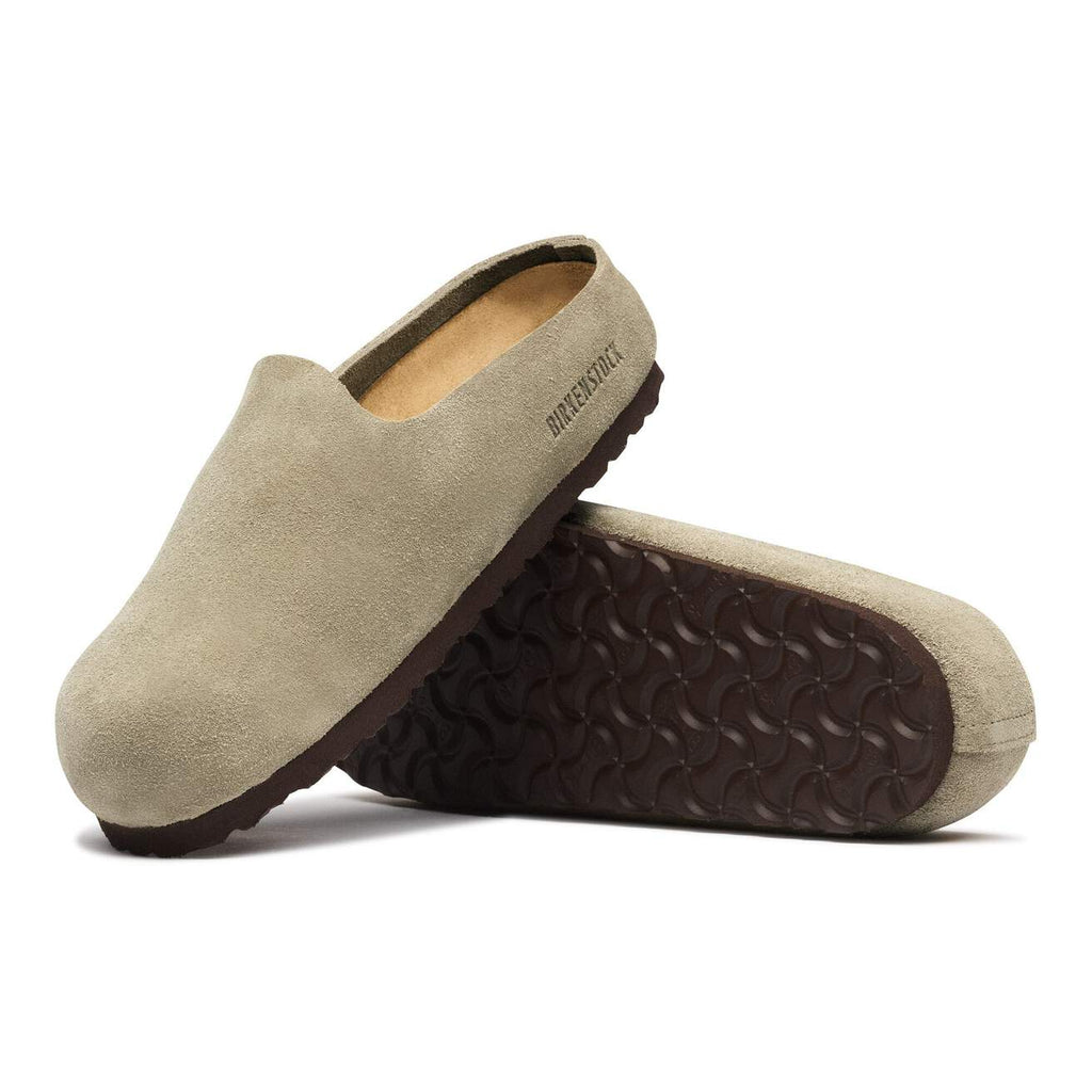 Birkenstock Amsterdam Wrapped Suede Clogs