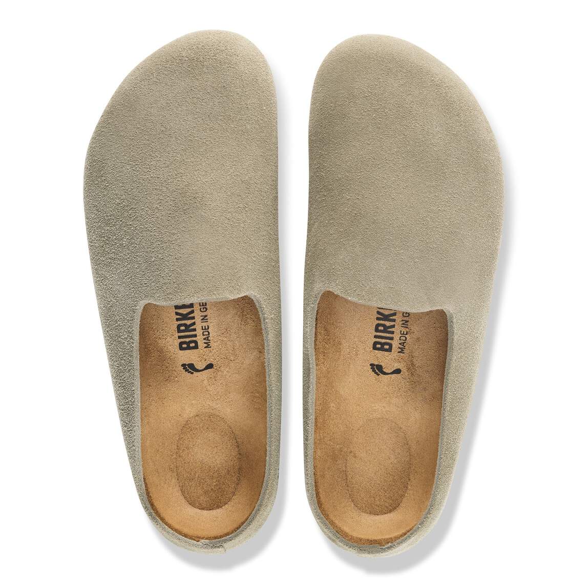 Birkenstock Amsterdam Wrapped Suede Clogs