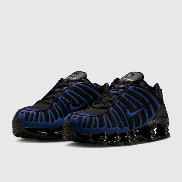 Nike Shox TL Unisex Trainers in Black and Blue