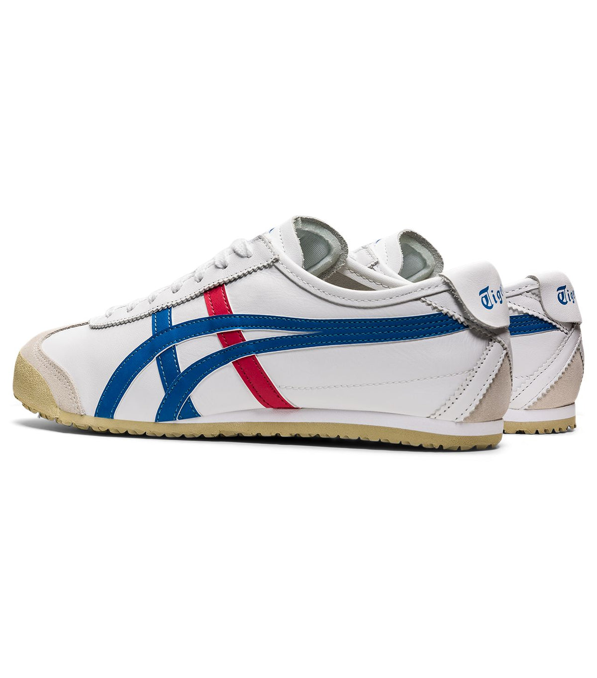 Onitsuka Tiger Mexico 66 Sneakers in White and Blue