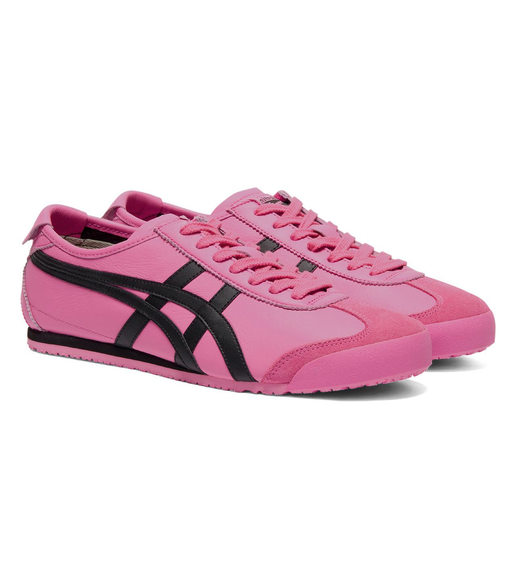 Onitsuka Tiger Mexico 66 Sneakers in Dragonfruit and Black