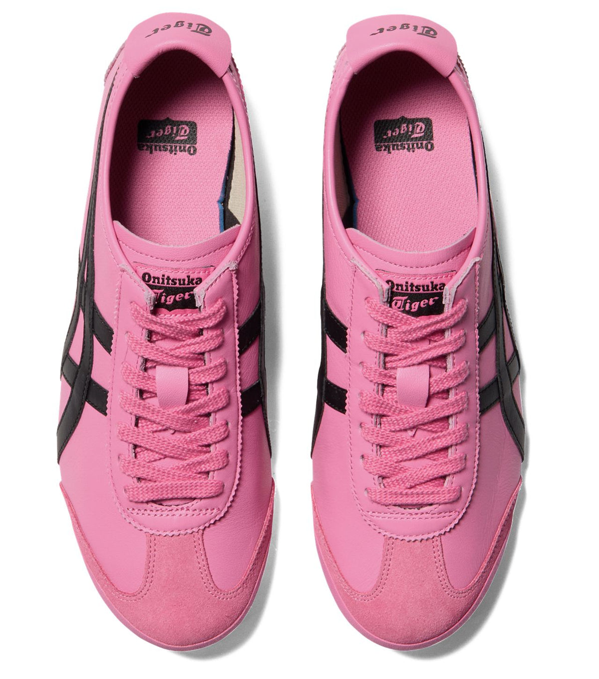 Onitsuka Tiger Mexico 66 Sneakers in Dragonfruit and Black