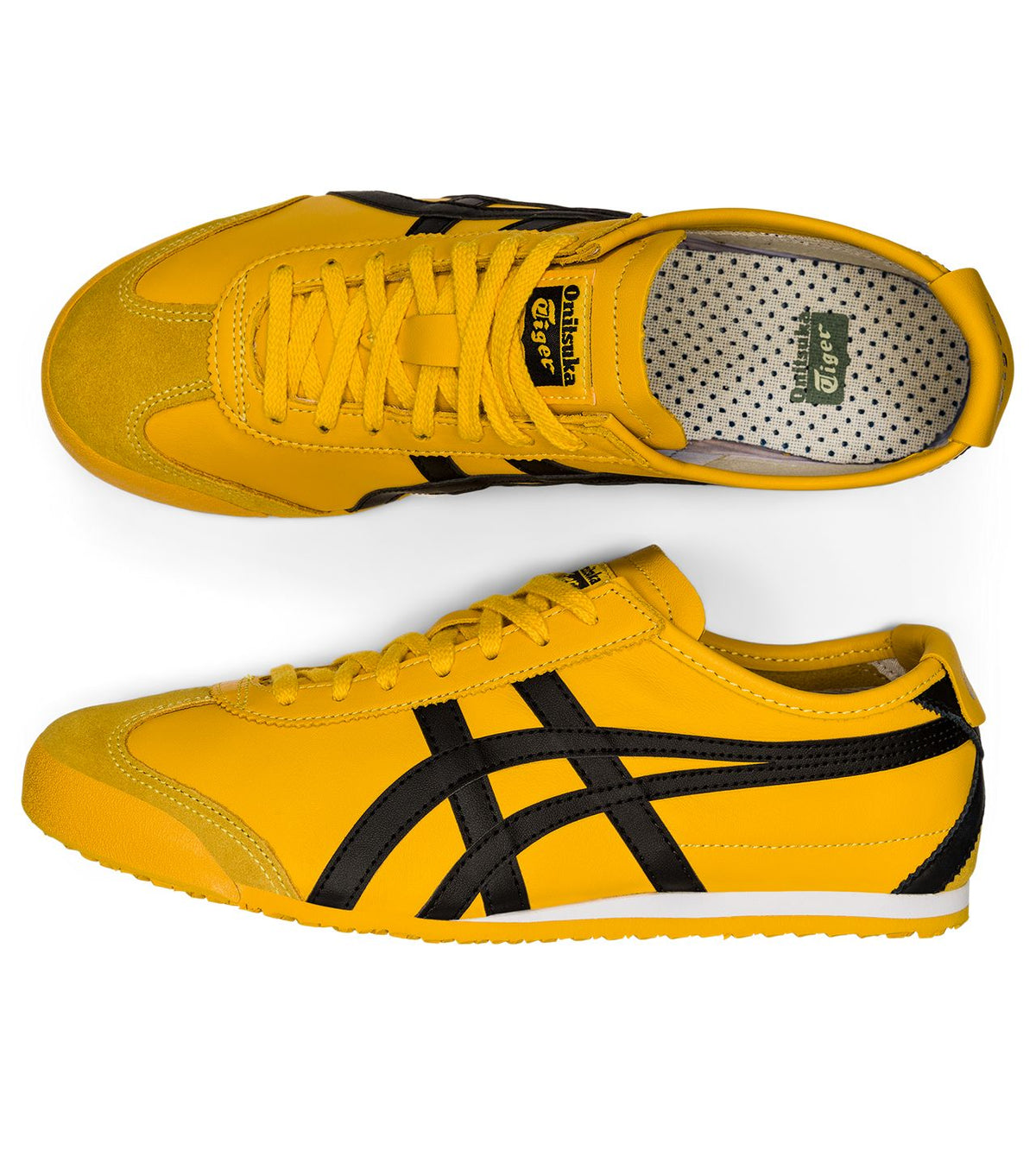 Onitsuka Tiger Mexico 66 Sneakers in Yellow and Black