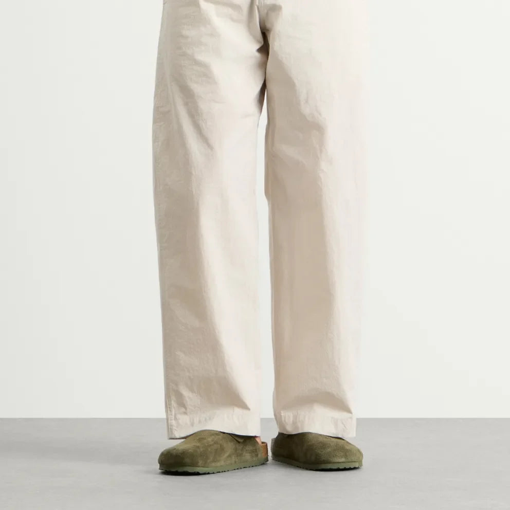 Birkenstock Boston Suede Clogs Thyme