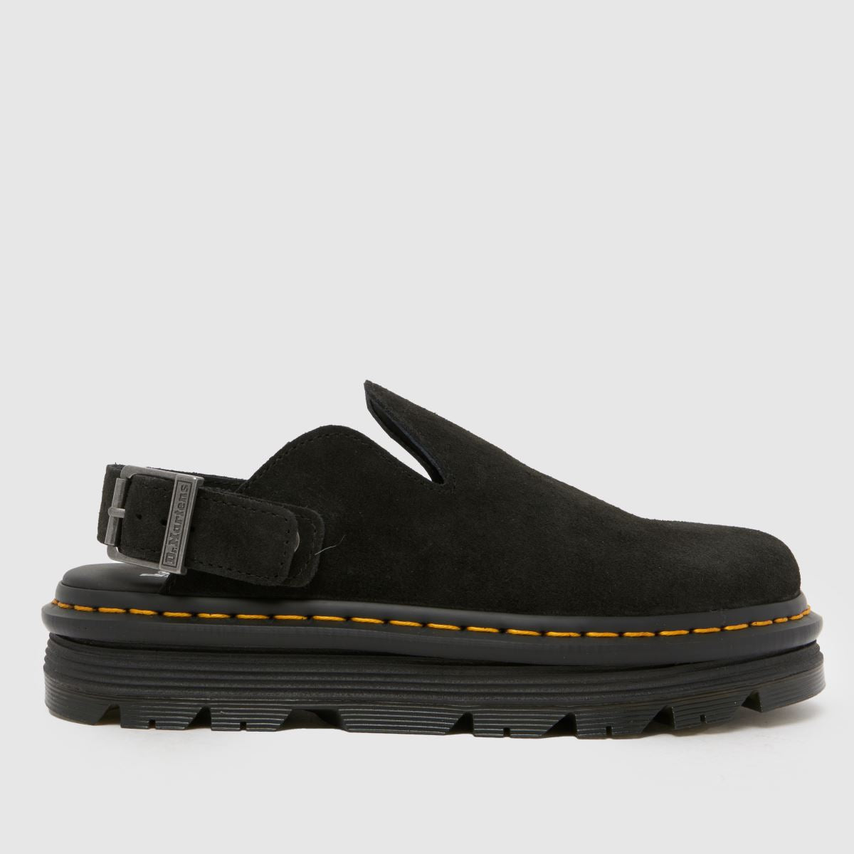 Dr Martens ZebZag Mule in Black Suede