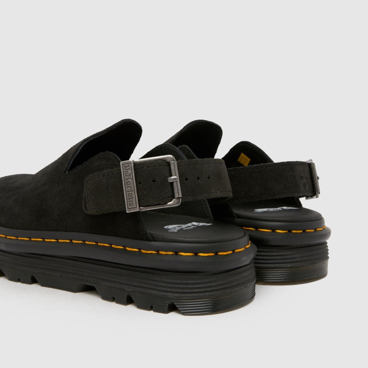 Dr Martens ZebZag Mule in Black Suede