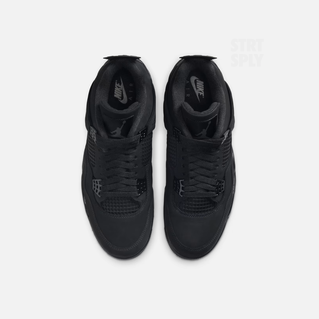 Air Jordan 4 Retro Black Cat Trainers in Triple Black
