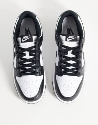 Nike Dunk Low Retro Trainers in Black and White
