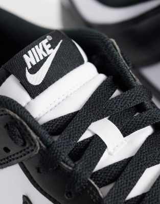 Nike Dunk Low Retro Trainers in Black and White