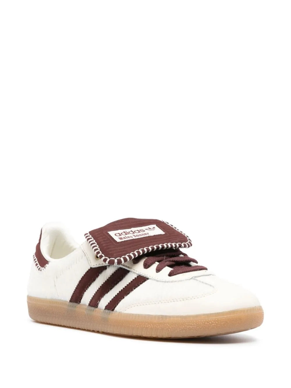 Adidas x Wales Bonner Samba Unisex Trainers in White and Dark Brown