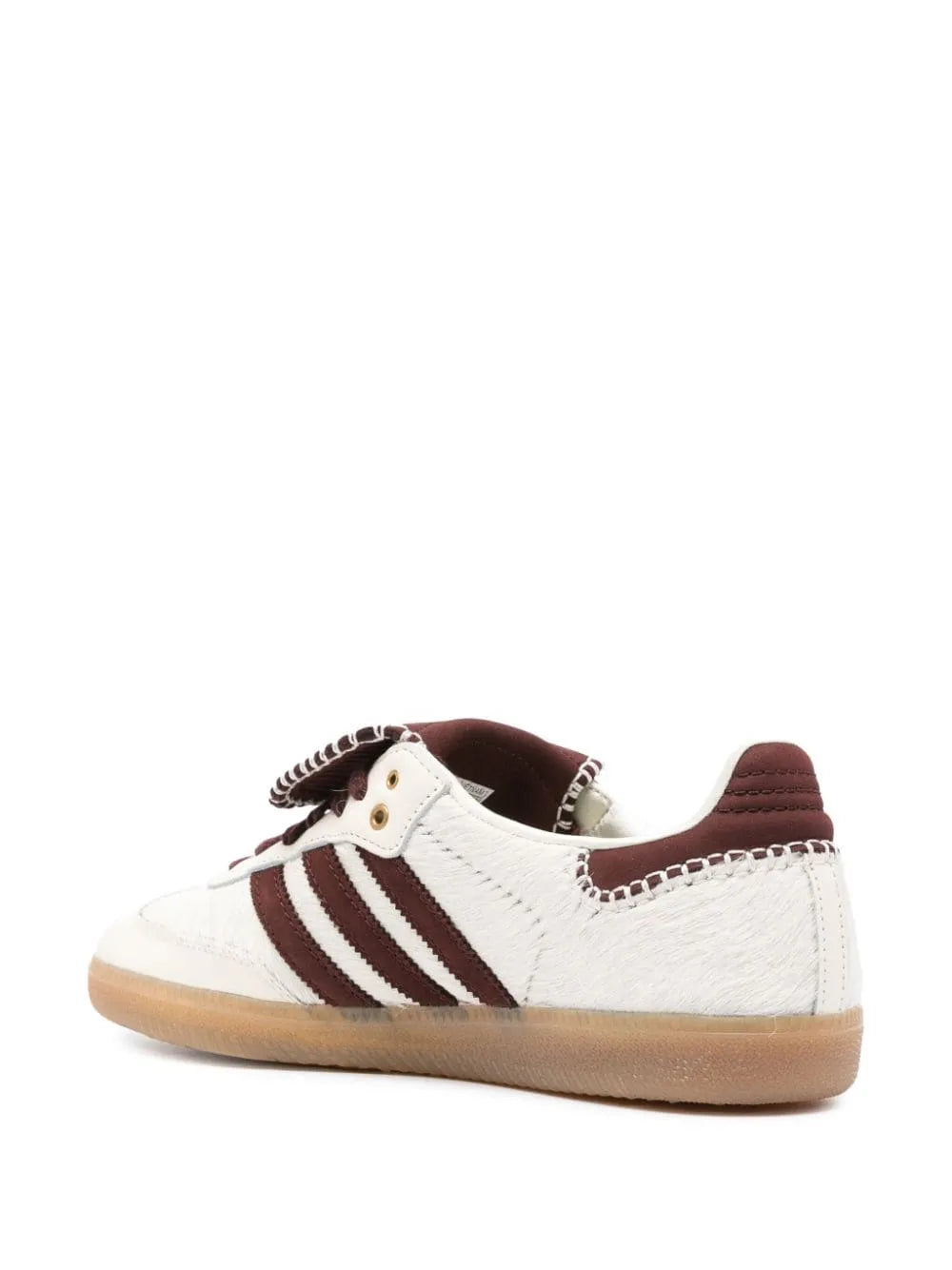 Adidas x Wales Bonner Samba Unisex Trainers in White and Dark Brown