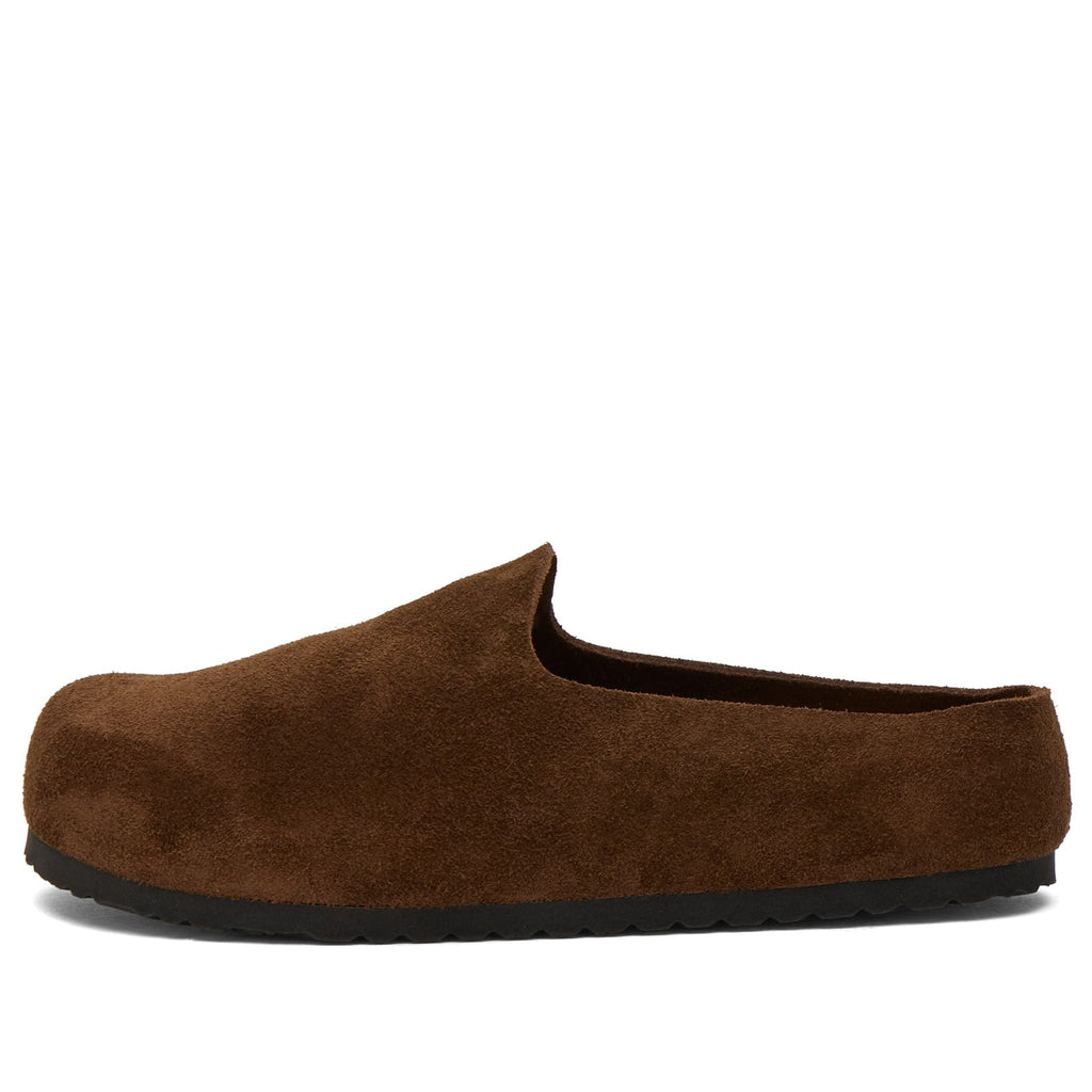 Birkenstock Amsterdam Slip-On Shoes in Carafe Suede
