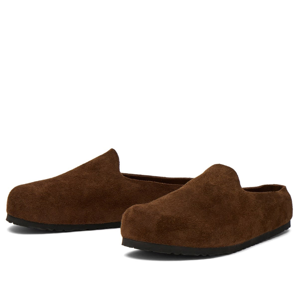 Birkenstock Amsterdam Slip-On Shoes in Carafe Suede
