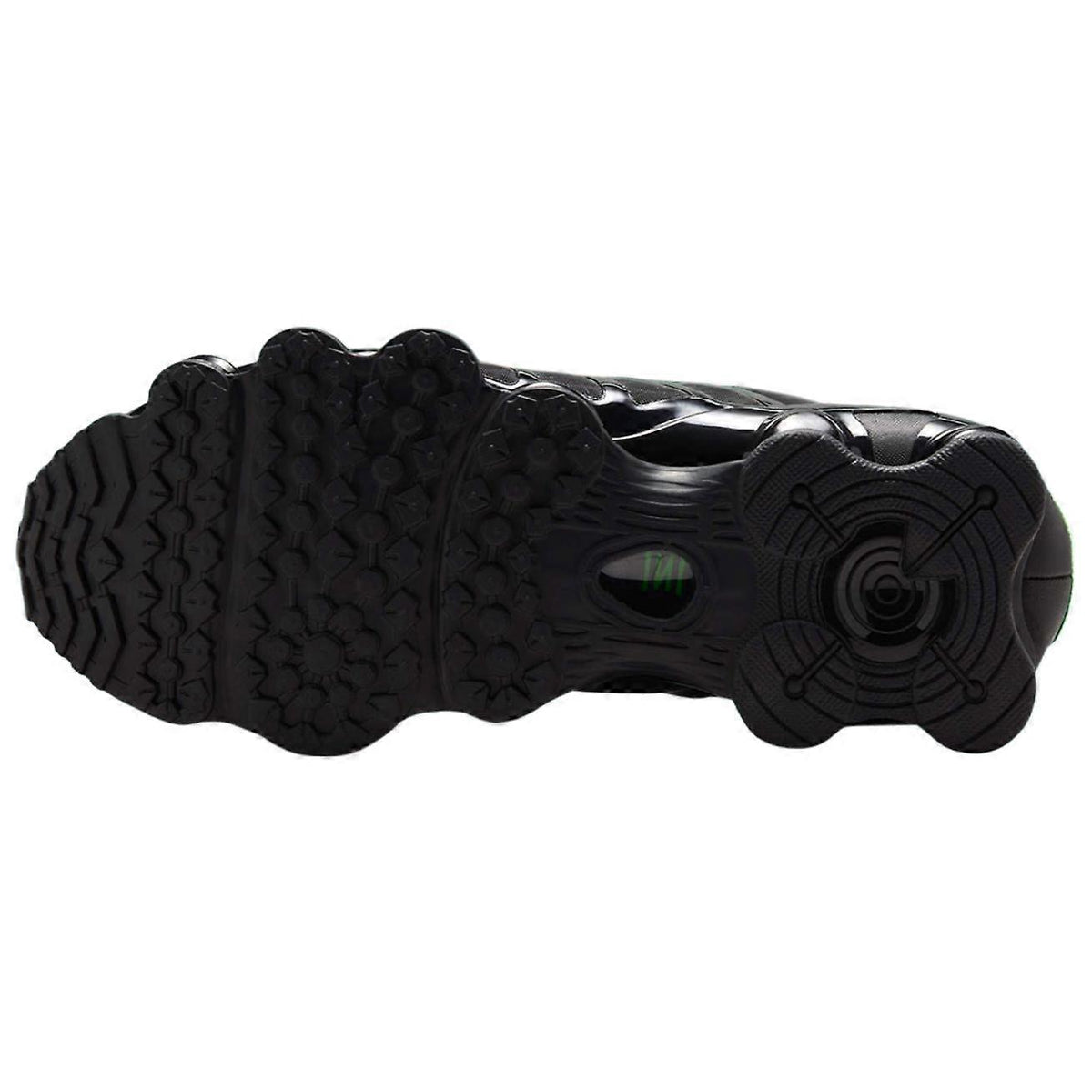 Nike Shox TL Unisex Trainers in Black and Green