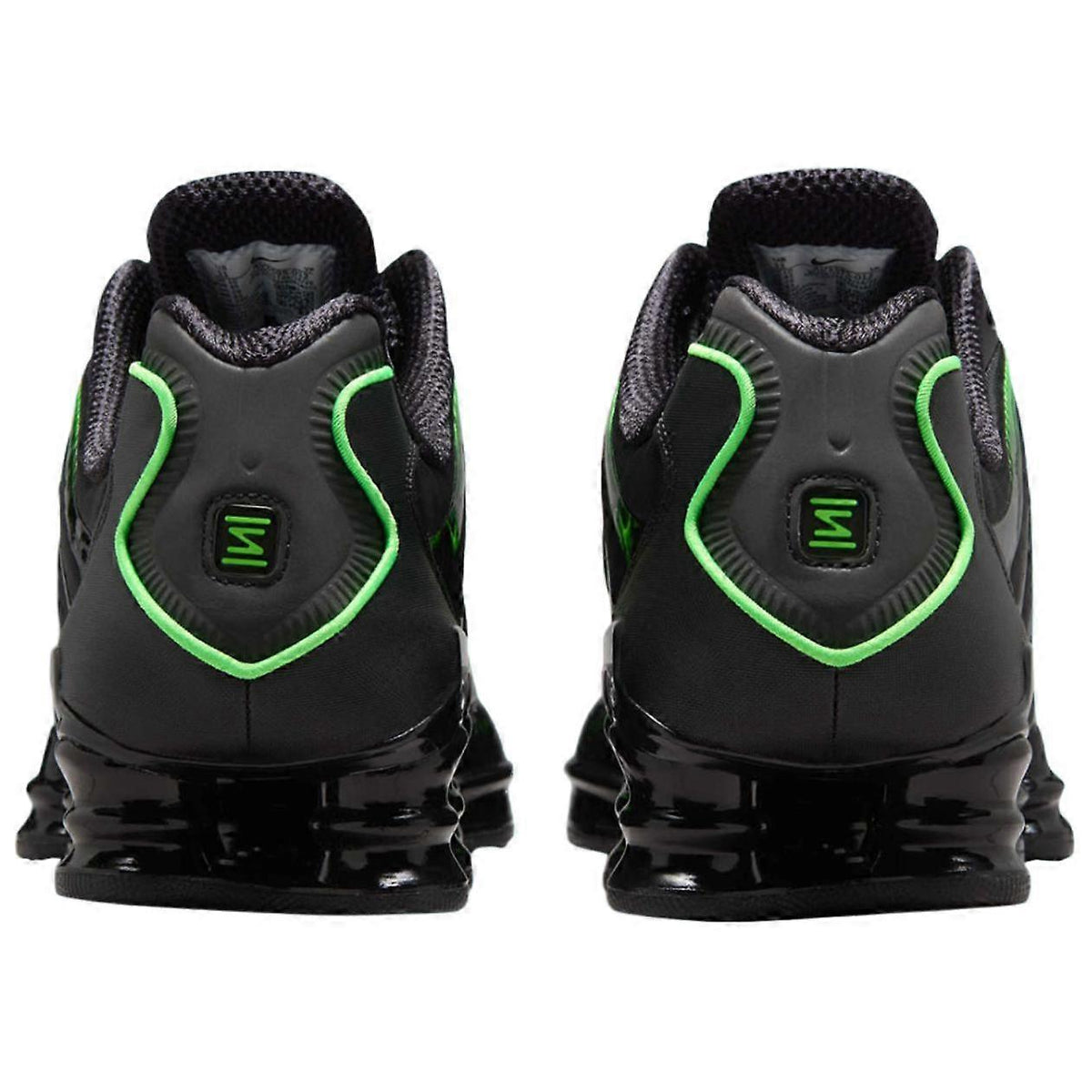 Nike Shox TL Unisex Trainers in Black and Green