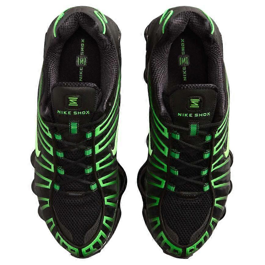 Nike Shox TL Unisex Trainers in Black and Green