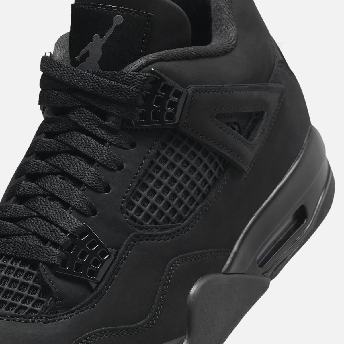 Air Jordan 4 Retro Black Cat Trainers in Triple Black