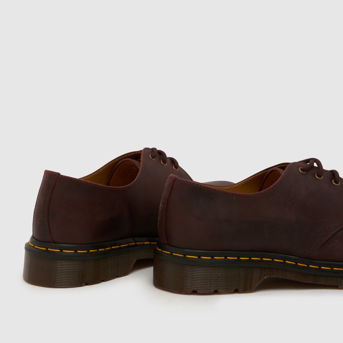 Dr Martens 1461 3-Eye Oxford Shoes in Dark Brown Crazy Horse
