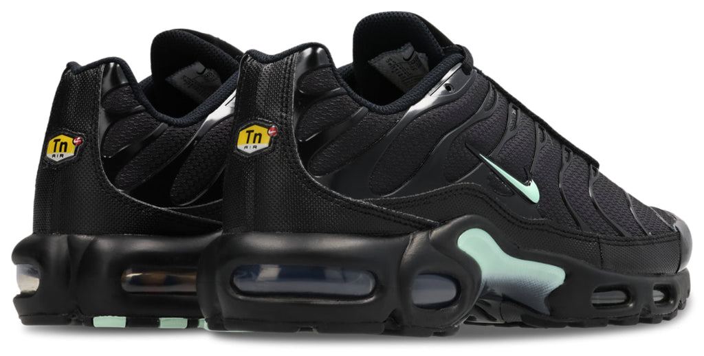 Nike Air Max TN Tuned 1 Trainers in Black-Mint Foam-Dk Smoke Grey