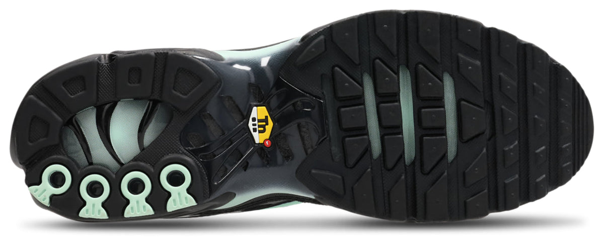 Nike Air Max TN Tuned 1 Trainers in Black-Mint Foam-Dk Smoke Grey