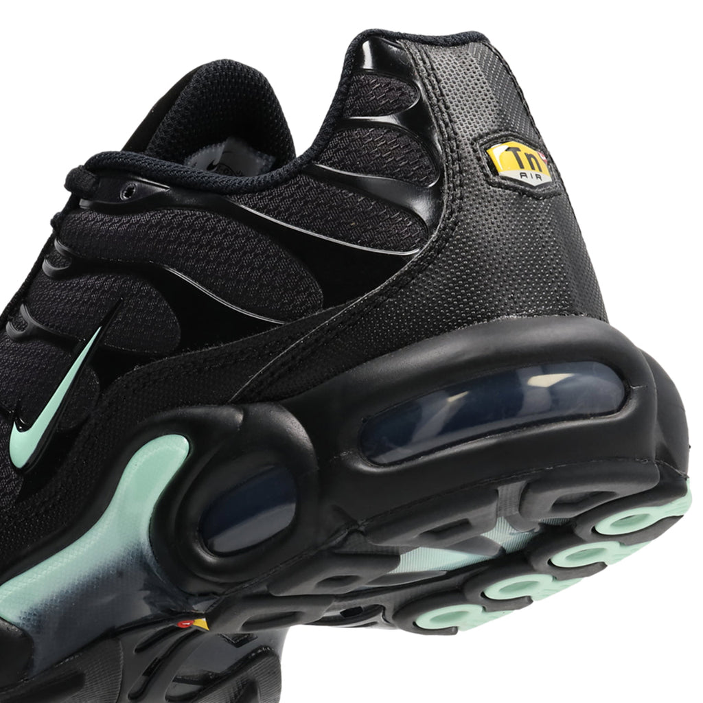 Nike Air Max TN Tuned 1 Trainers in Black-Mint Foam-Dk Smoke Grey