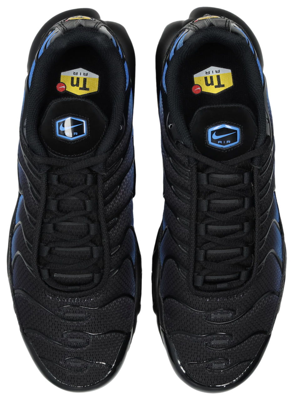 Nike Air Max TN Tuned 1 Trainers in Black-Black-Blue Crystal