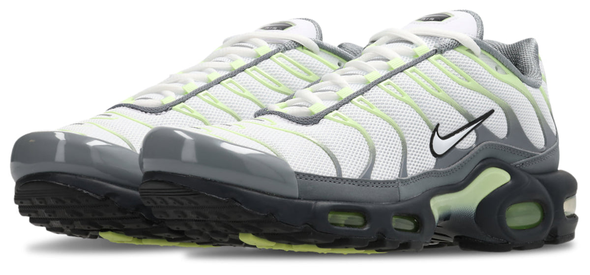Nike Air Max Tuned TN 1 Trainers in Cool Grey-White-Lt Liquid Lime