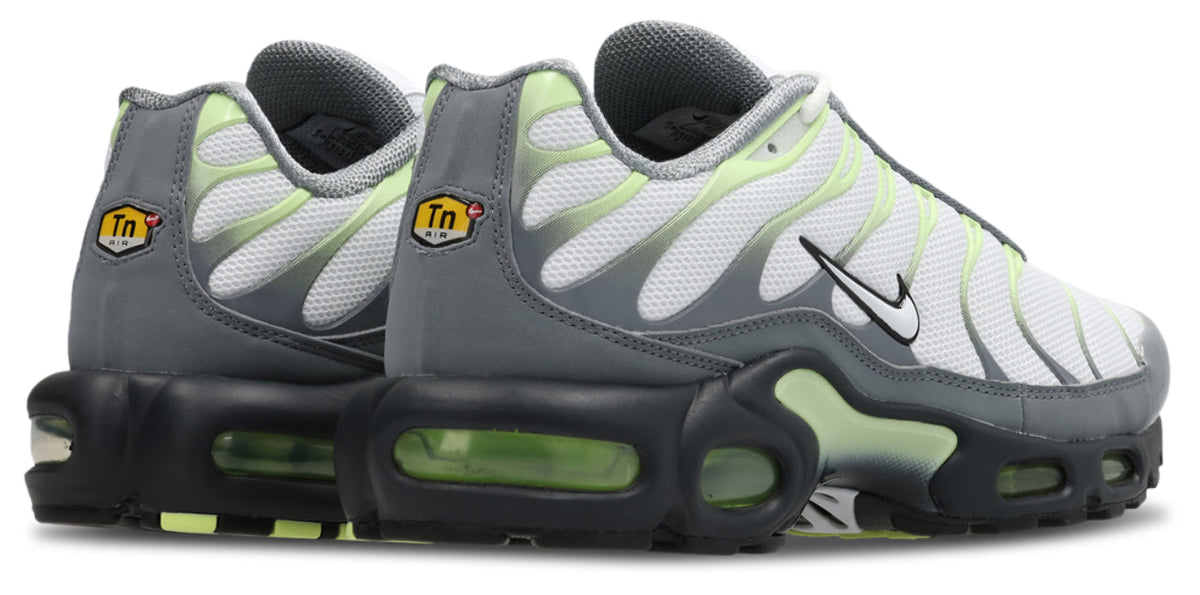 Nike Air Max Tuned TN 1 Trainers in Cool Grey-White-Lt Liquid Lime