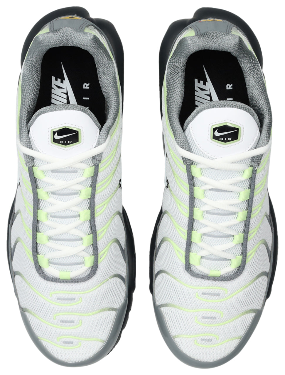 Nike Air Max Tuned TN 1 Trainers in Cool Grey-White-Lt Liquid Lime