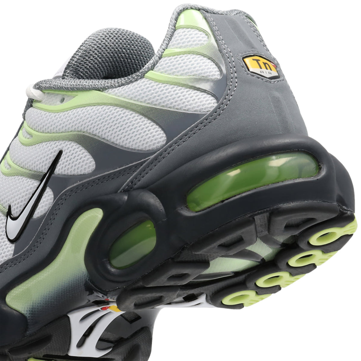 Nike Air Max Tuned TN 1 Trainers in Cool Grey-White-Lt Liquid Lime