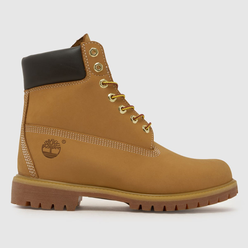 Timberland Premium 6 Inch Boots in Wheat Tan Nubuck