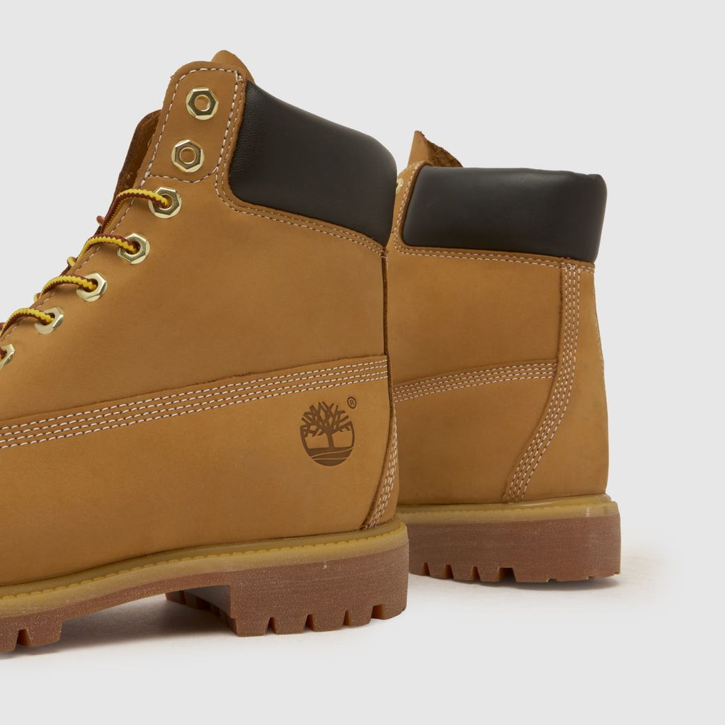 Timberland Premium 6 Inch Boots in Wheat Tan Nubuck