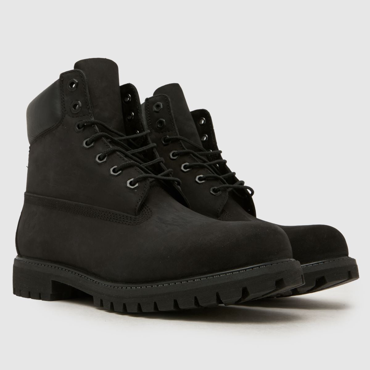 Timberland Premium 6 Inch Boots Black Nubuck