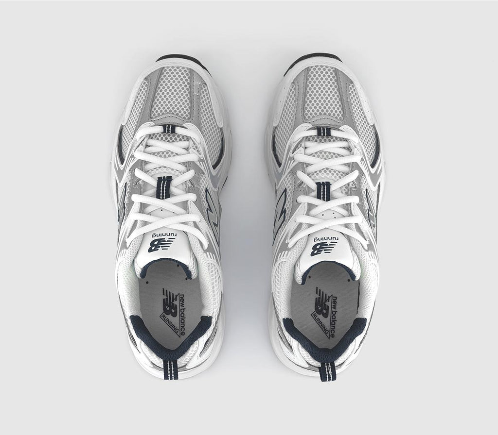 New Balance 530 Unisex Trainers in White and Blue