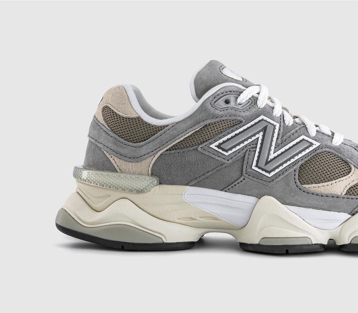 New Balance 9060 Trainers in Slate Grey Offwhite