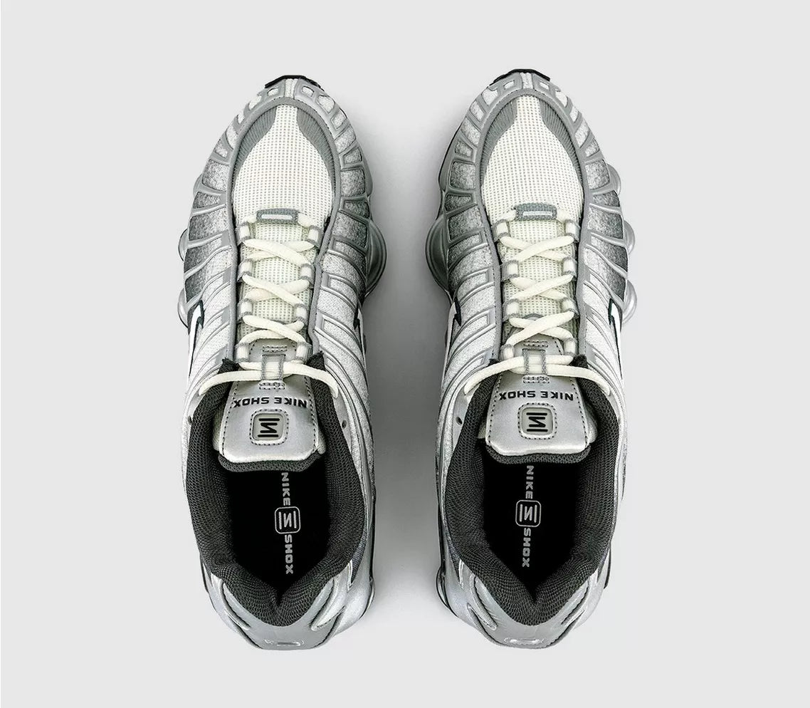 Nike Shox TL Unisex Trainers in Silver