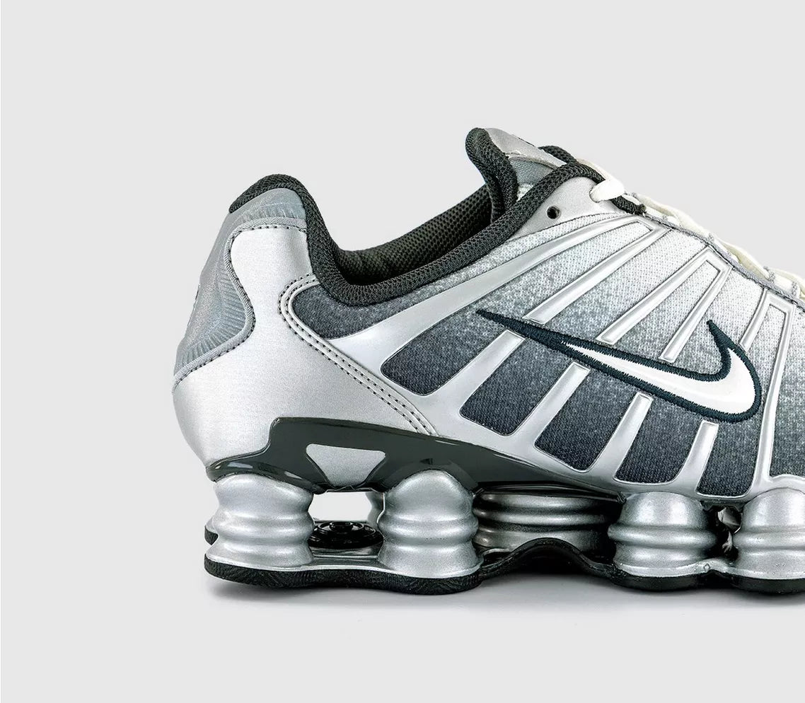 Nike Shox TL Unisex Trainers in Silver
