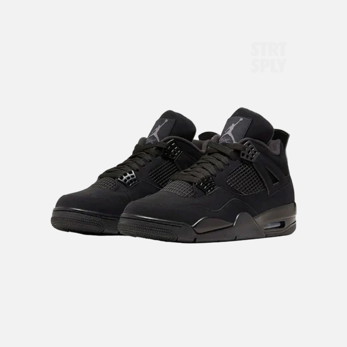Air Jordan 4 Retro Black Cat Trainers in Triple Black