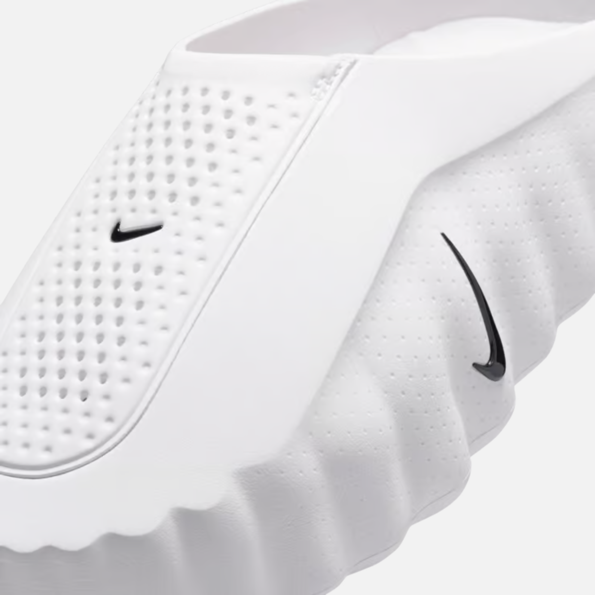 Nike Mind 001 Mule in White and Speed Red