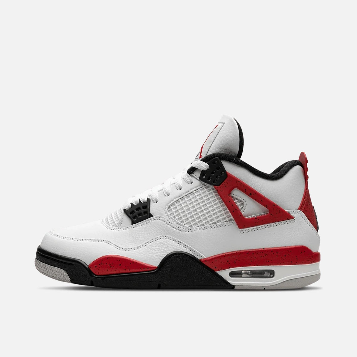 Air Jordan 4 Retro Red Cement Trainers in White