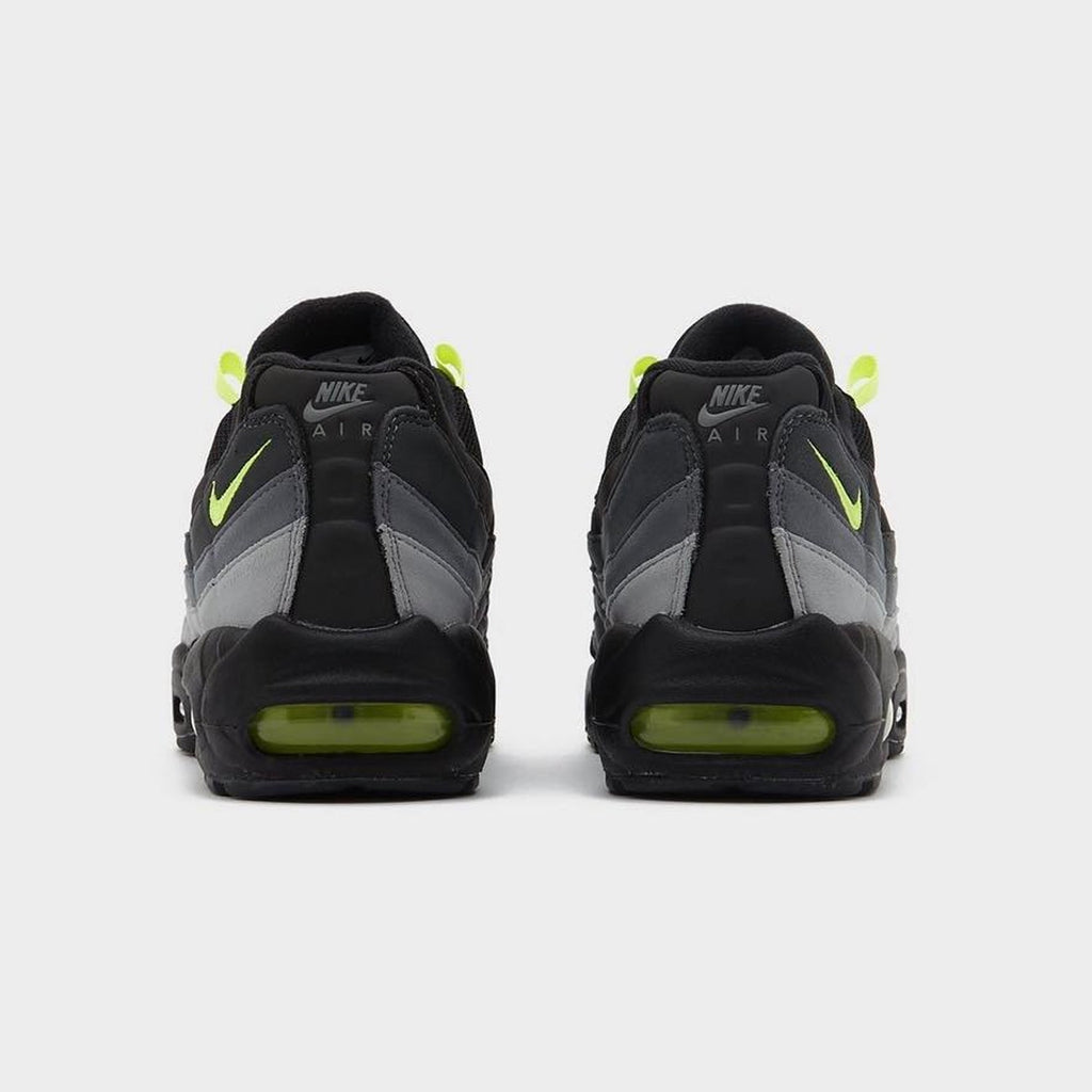 Nike Air Max 95 Reverse Neon Trainers in Grey and Black