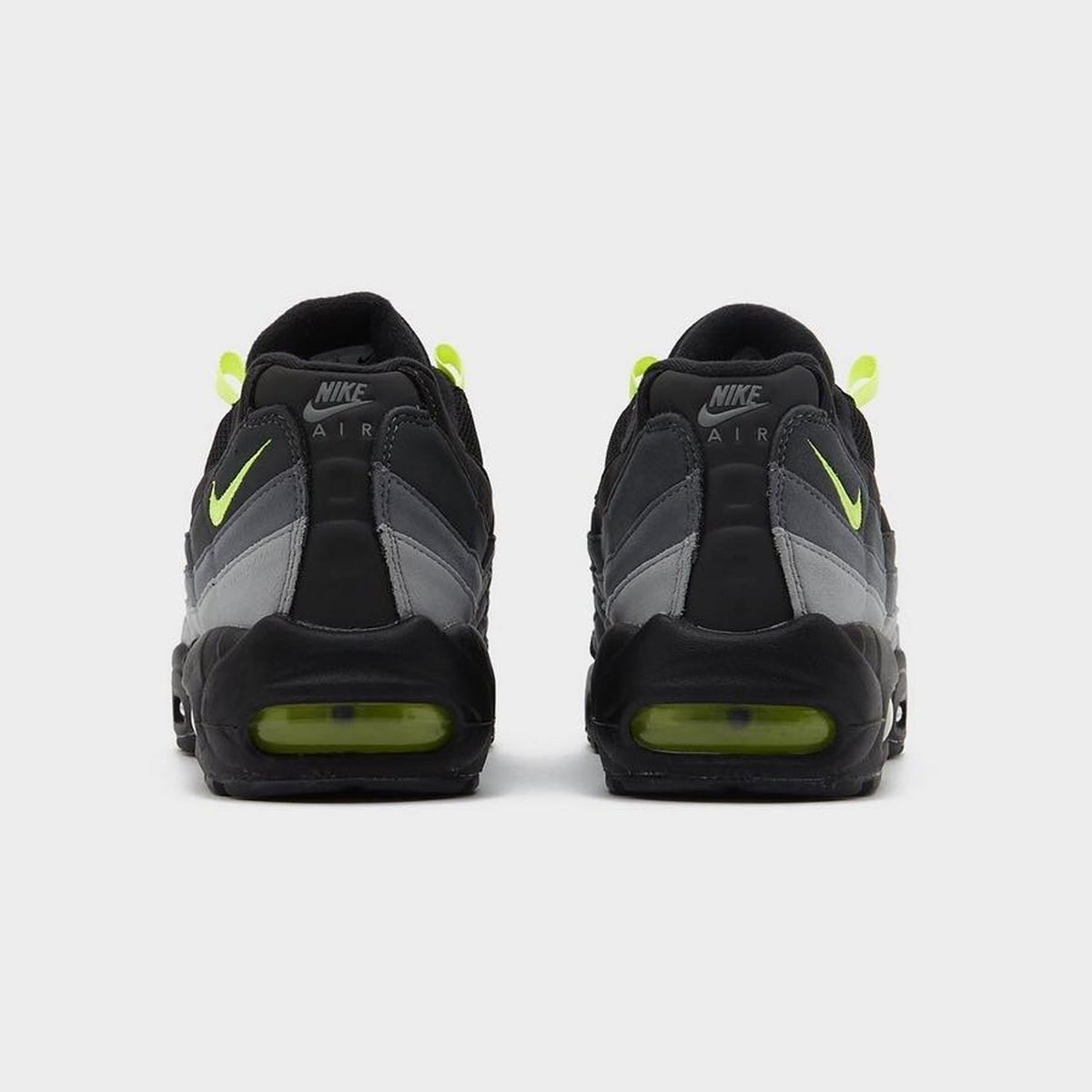 Nike Air Max 95 Reverse Neon Trainers in Grey and Black