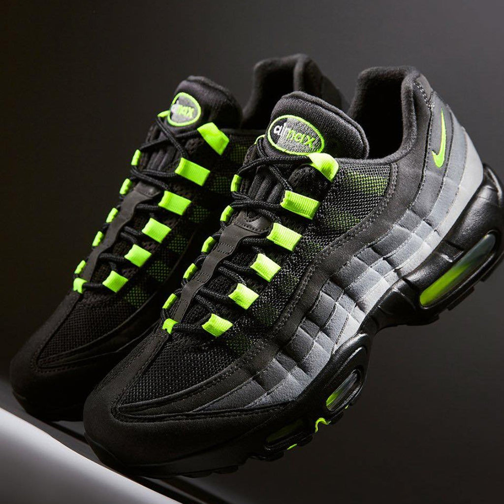 Nike Air Max 95 Reverse Neon Trainers in Grey and Black