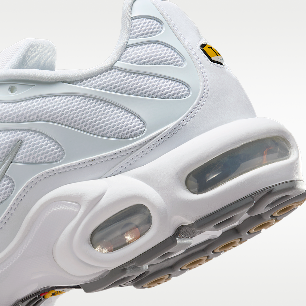Nike Air Max TN Tuned 1 Trainers in White/Black/Cool Grey