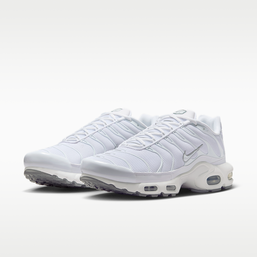 Nike Air Max TN Tuned 1 Trainers in White/Black/Cool Grey