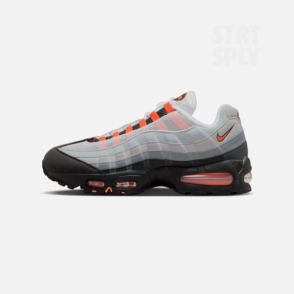 Nike Air Max 95 OG Big Bubble Trainers in Bright Mandarin