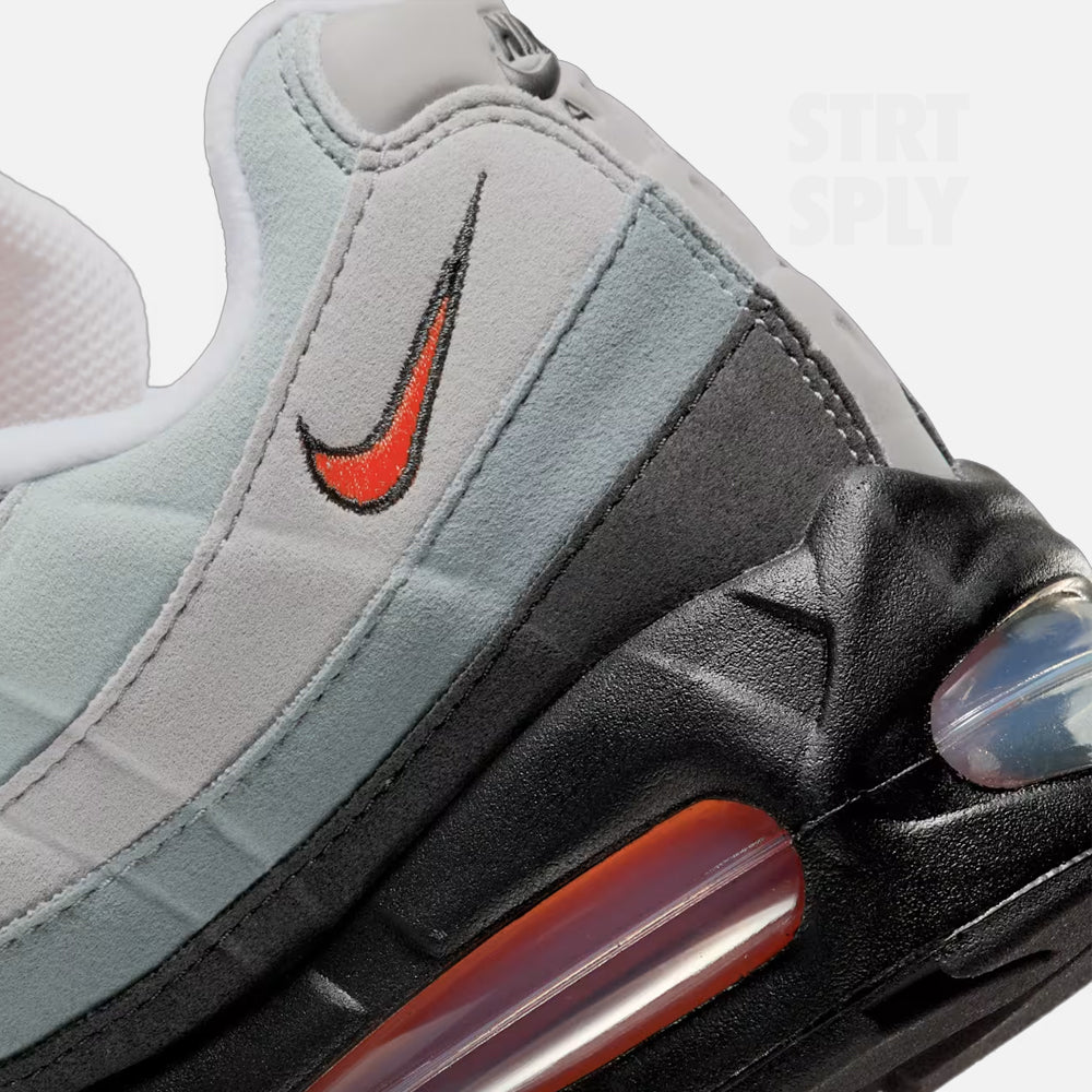 Nike Air Max 95 OG Big Bubble Trainers in Bright Mandarin