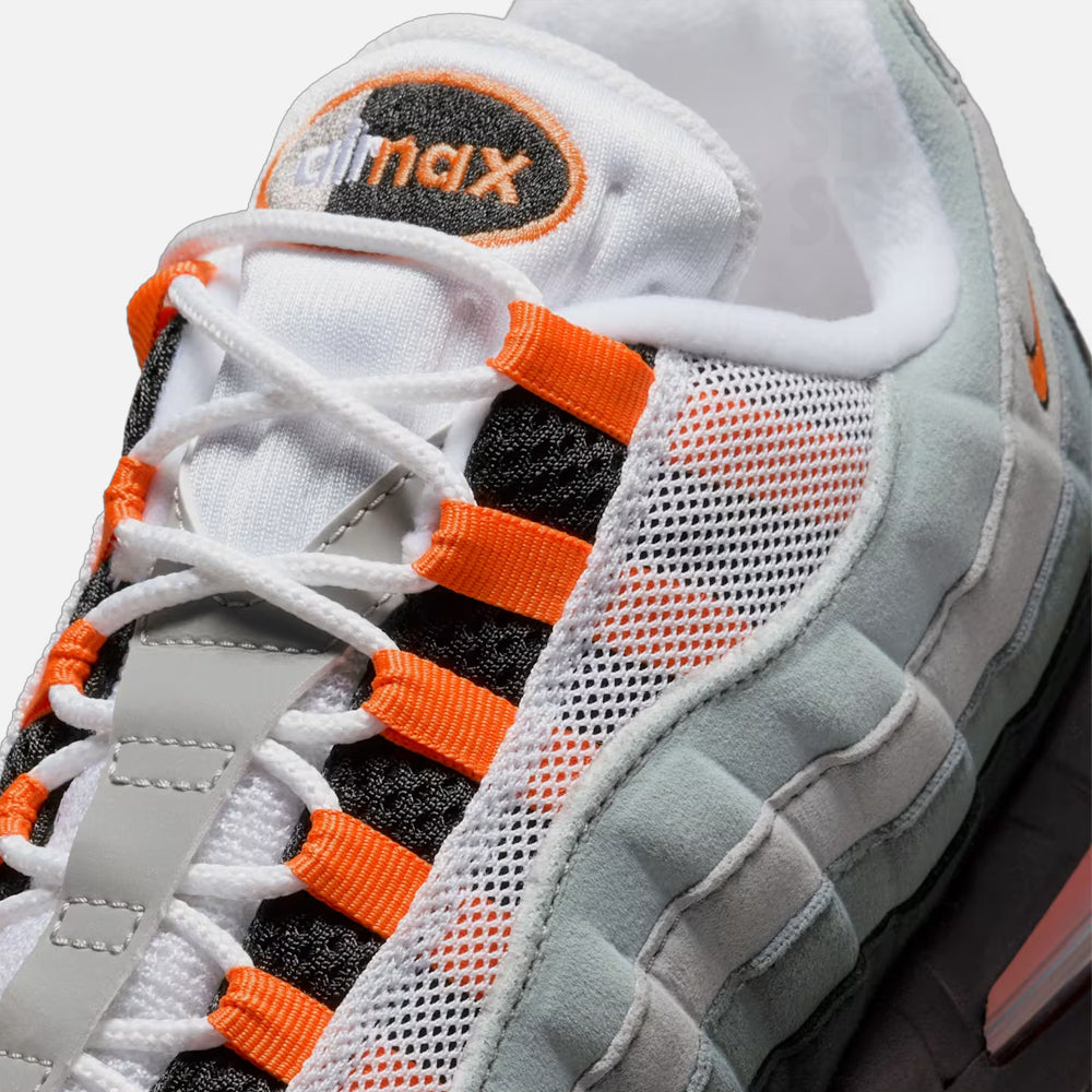 Nike Air Max 95 OG Big Bubble Trainers in Bright Mandarin