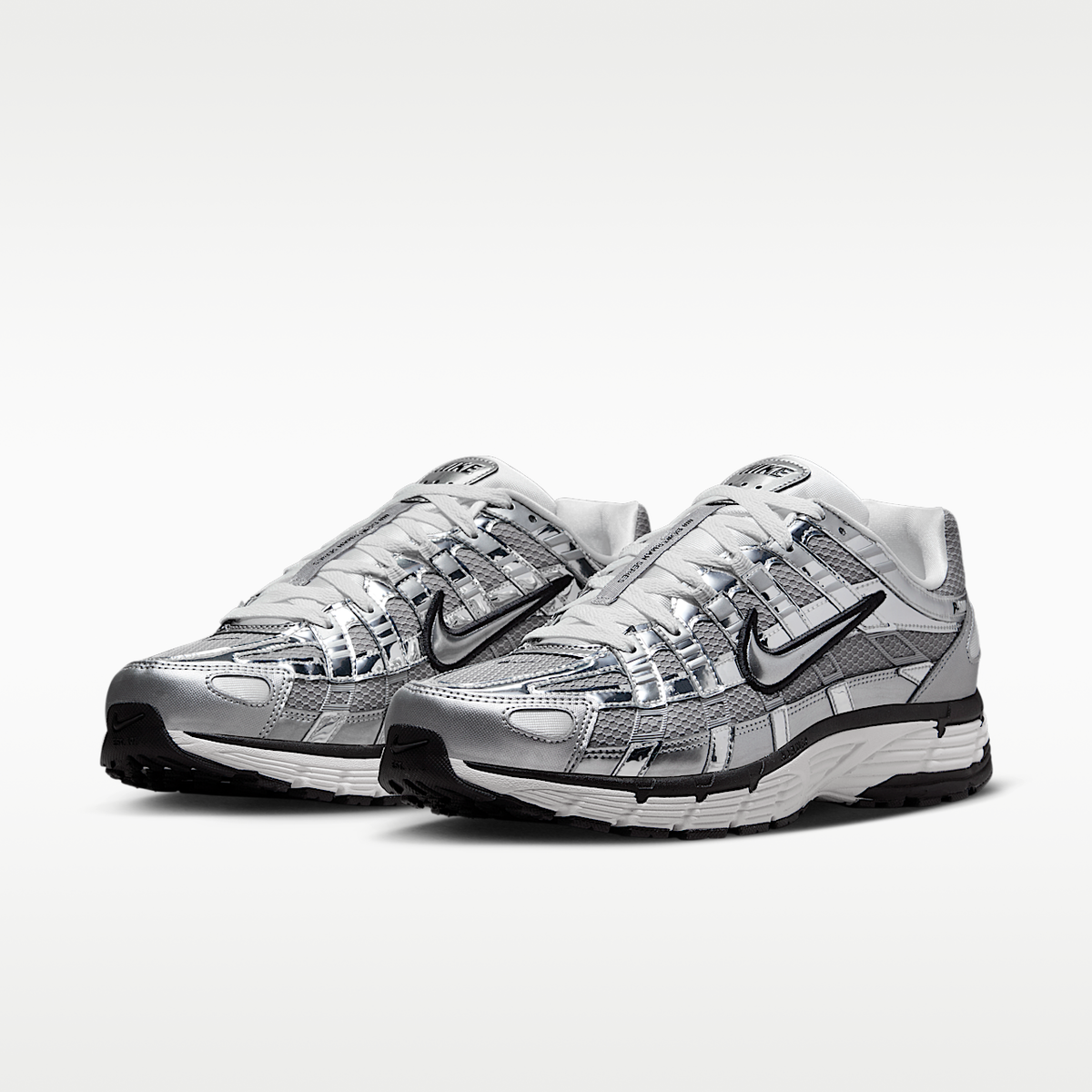 Nike P-6000 Trainers in Metallic Silver